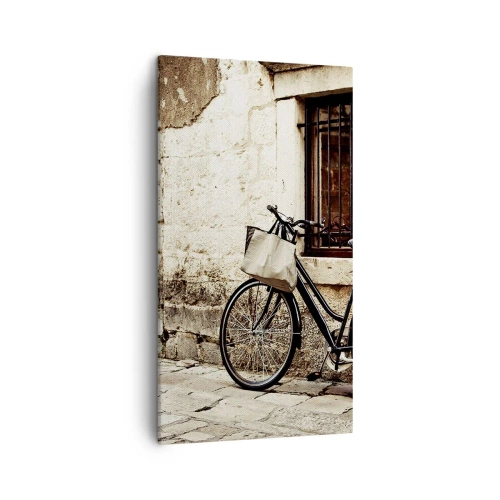 Cuadro sobre lienzo - Impresión de Imagen - Regreso al pasado - 45x80 cm