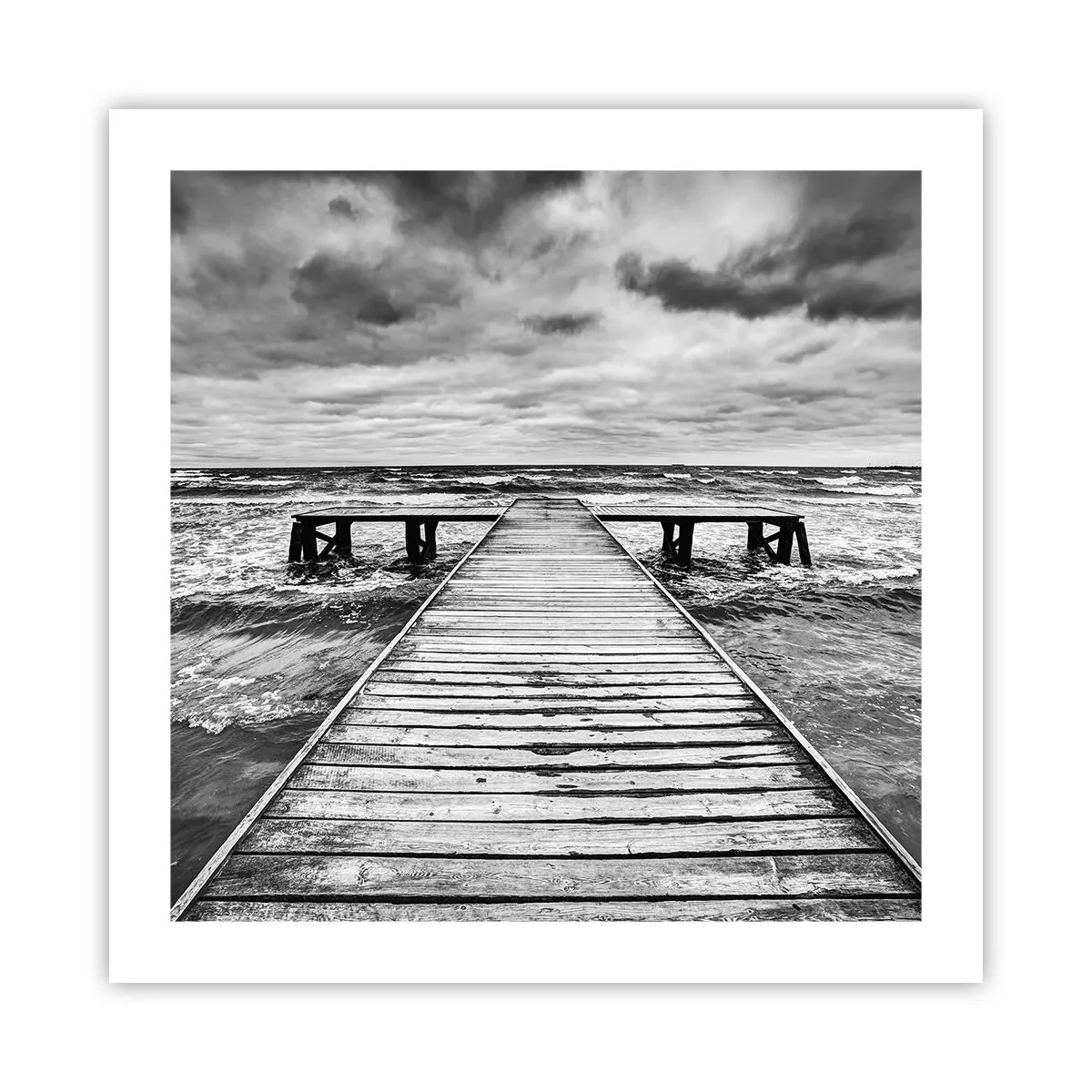 Póster - Estoy esperando que sople el viento... - 50x50 cm