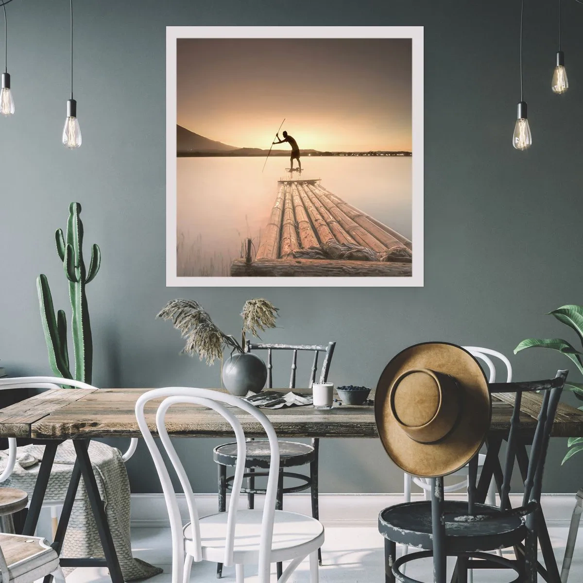 Póster - Antes del descanso - 30x30 cm