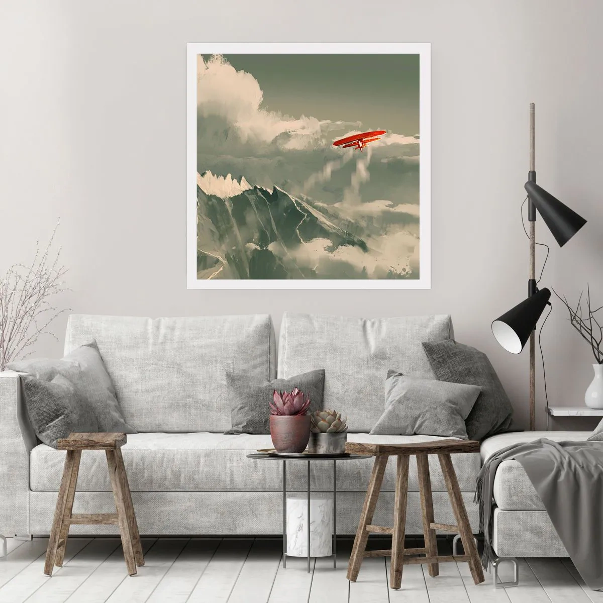 Póster - Pionero sin miedo - 30x30 cm