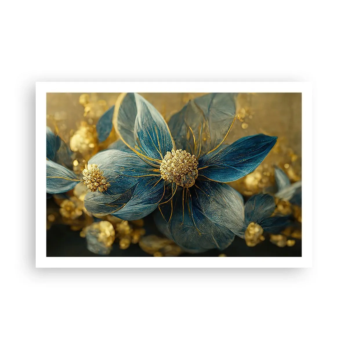 Póster - Flor de oro - 91x61 cm