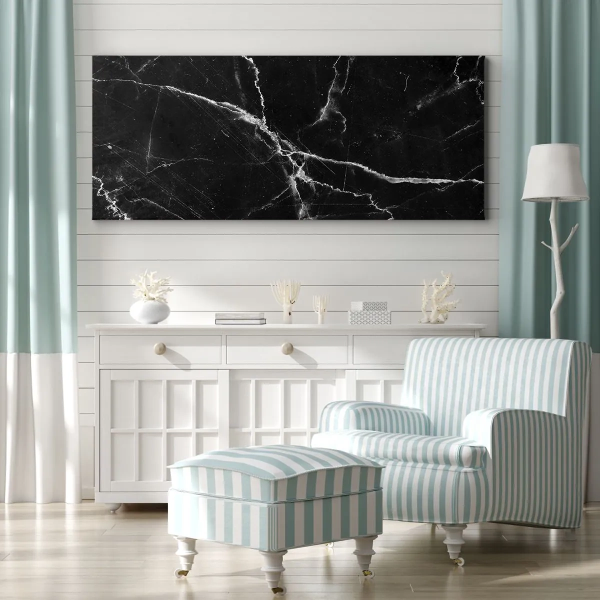 Cuadro sobre lienzo - Impresión de Imagen - La vida secreta de la piedra - 100x40 cm