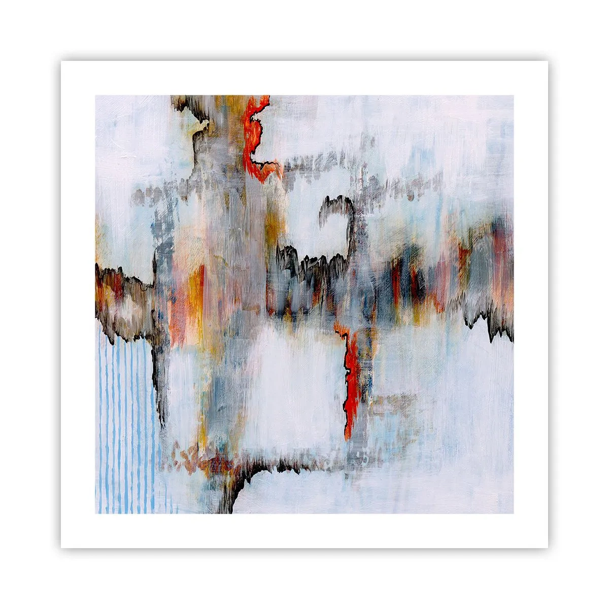 Póster - Abstracto sobre el agua - 50x50 cm