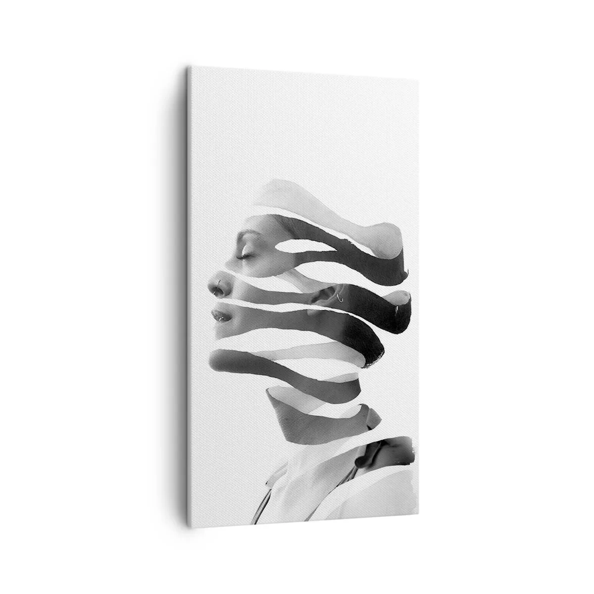 Cuadro sobre lienzo - Impresión de Imagen - Retrato surrealista - 45x80 cm