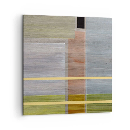 Cuadro sobre lienzo - Impresión de Imagen - Recto y tranquilo - 50x50 cm