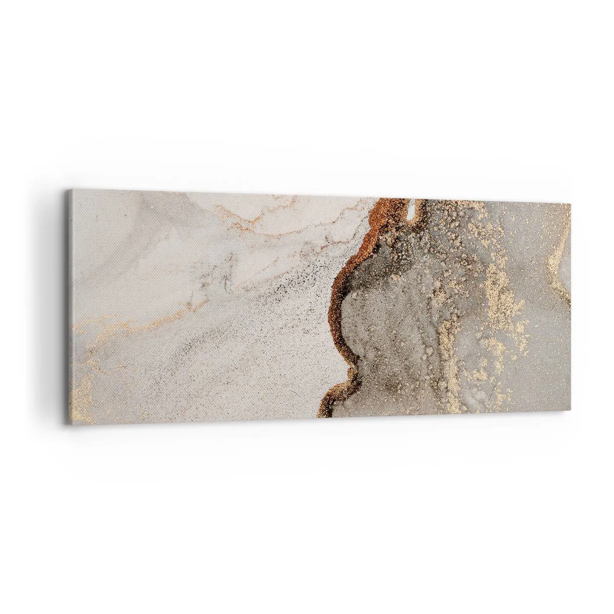 Cuadro sobre lienzo - Impresión de Imagen - En la frontera de los colores - 100x40 cm