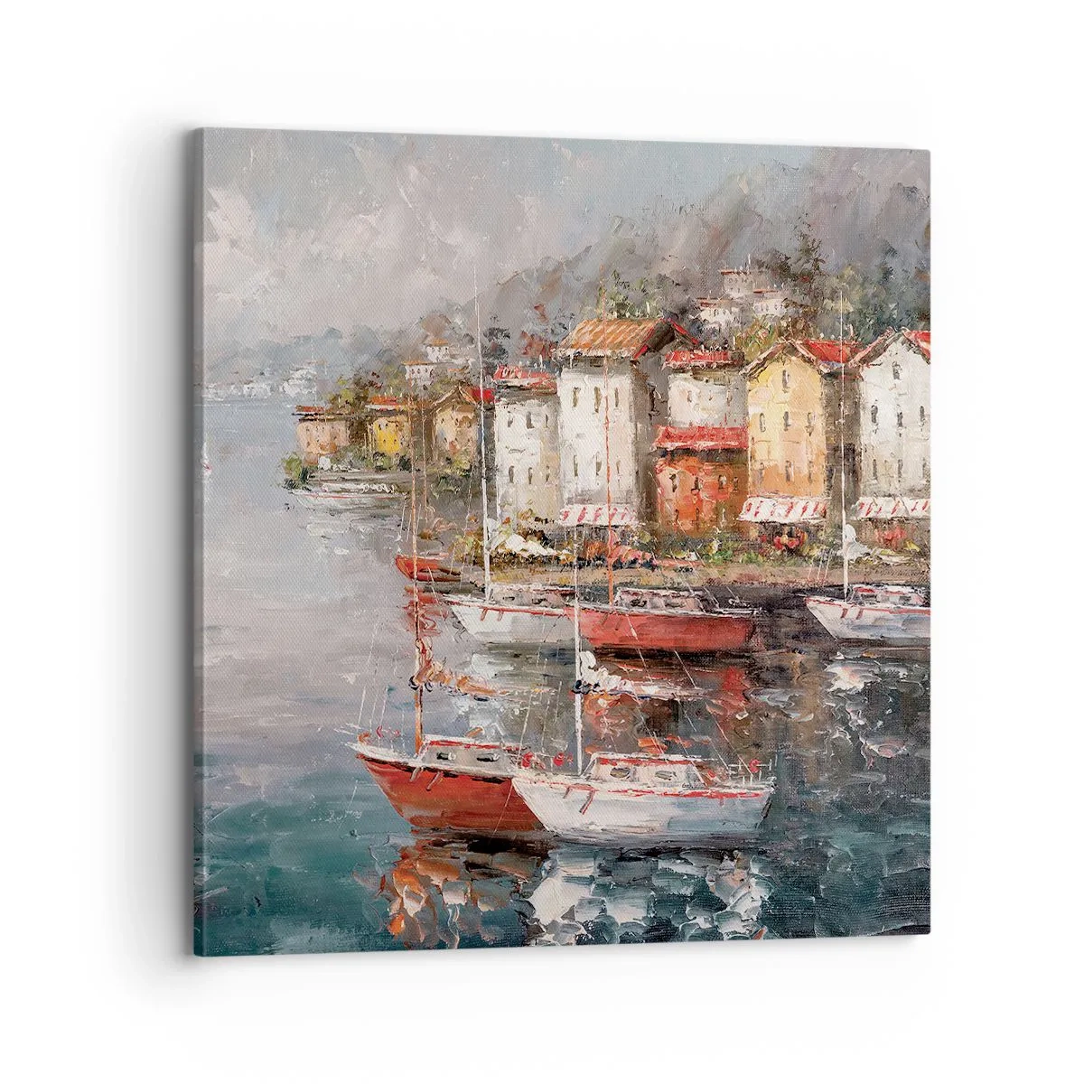 Cuadro sobre lienzo - Impresión de Imagen - Un refugio romántico - 70x70 cm