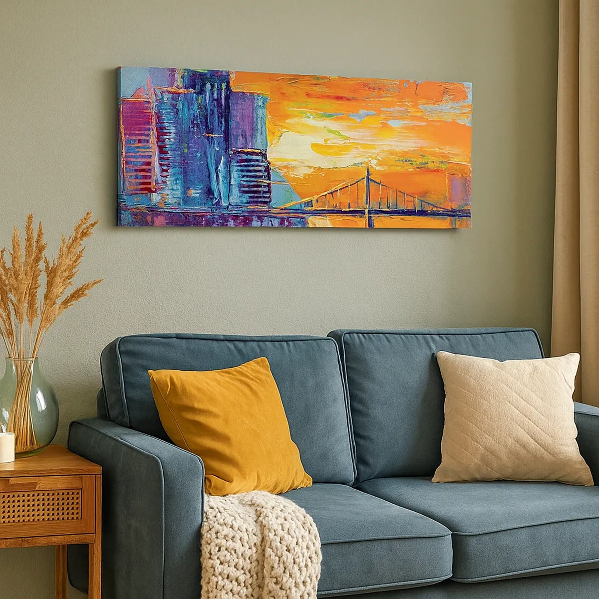 Cuadro sobre lienzo - Impresión de Imagen - Cultura y naturaleza - 30x30 cm