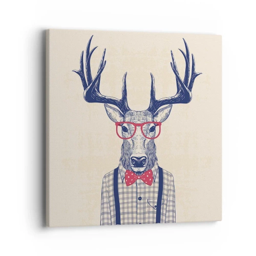 Cuadro sobre lienzo - Impresión de Imagen - Una extravagancia lúdica - 40x40 cm