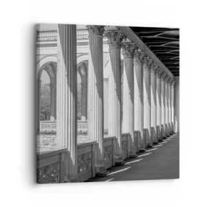 Cuadro sobre lienzo - Impresión de Imagen - Galería soleada - 30x30 cm