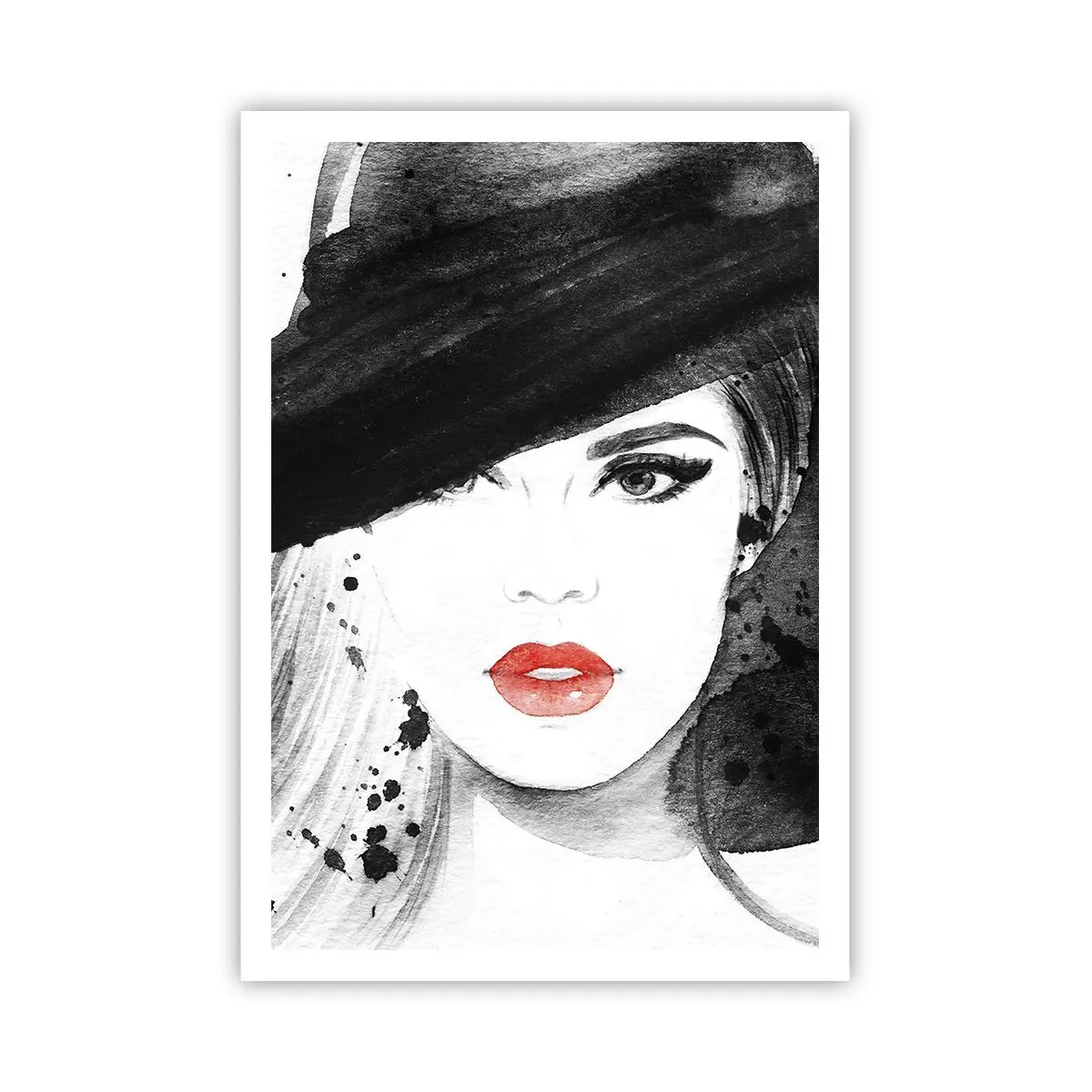 Póster - Dama de negro - 70x100 cm