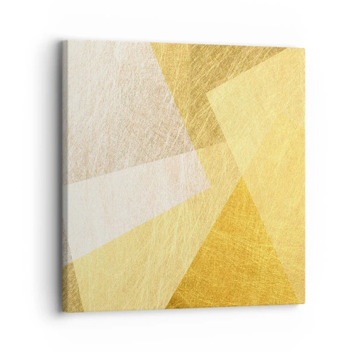 Cuadro sobre lienzo - Impresión de Imagen - Tiempo de geometría - 30x30 cm