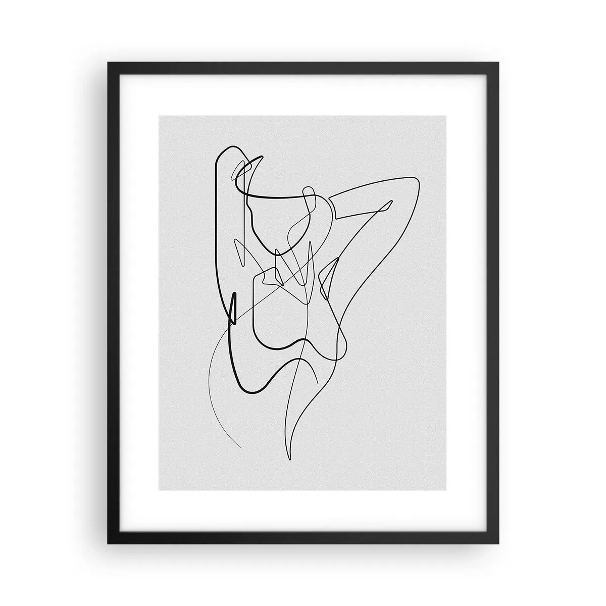 Póster en marco negro - Realmente, tal y como eres - 40x50 cm