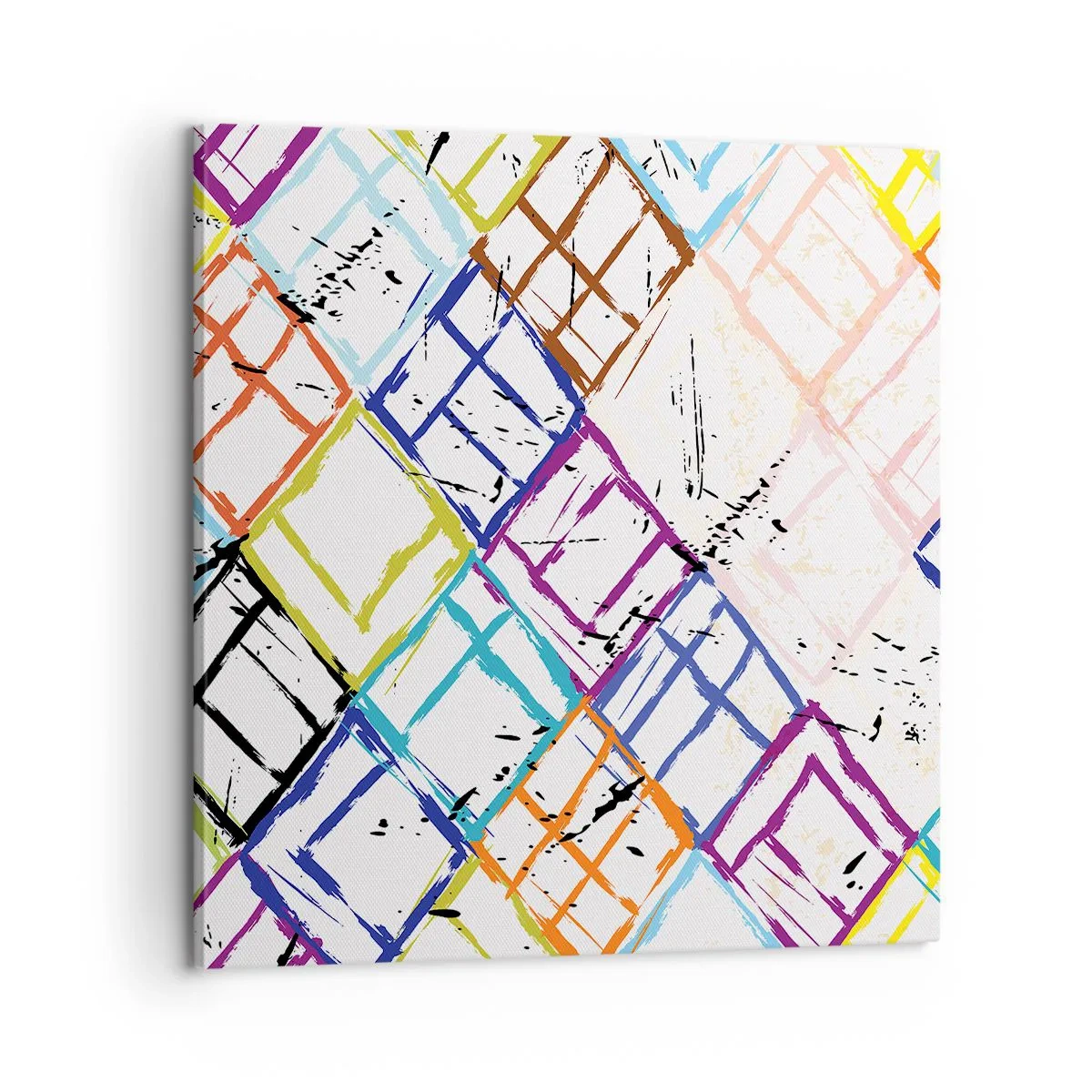 Cuadro sobre lienzo - Impresión de Imagen - Habitáculos en alquiler - 60x60 cm