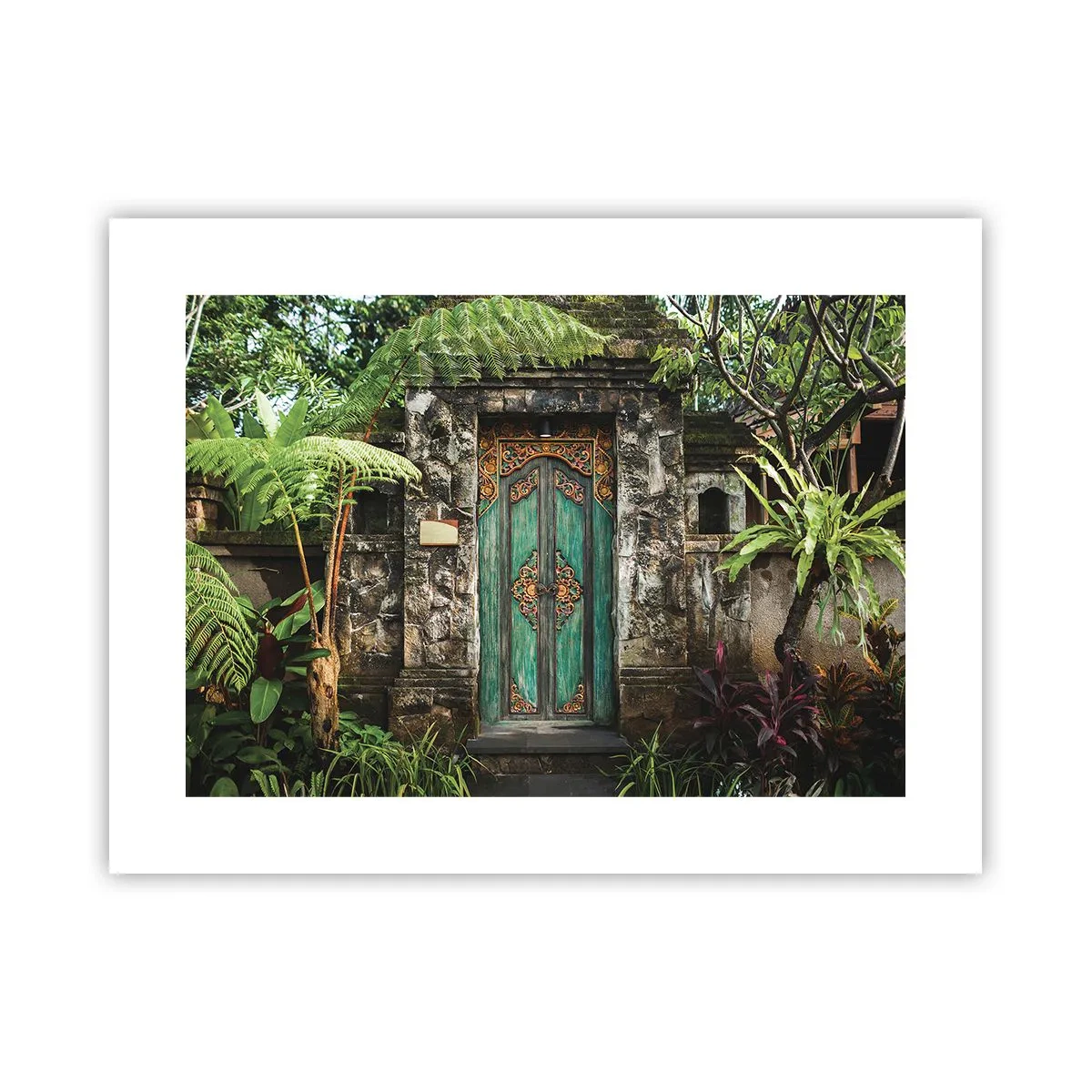 Póster - Una puerta a un mundo exótico - 40x30 cm