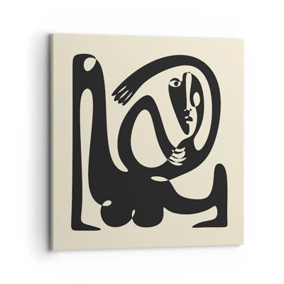 Cuadro sobre lienzo - Impresión de Imagen - Casi Picasso - 70x70 cm
