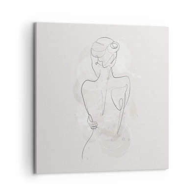 Cuadro sobre lienzo - Impresión de Imagen - Como un cuerpo sensible - 50x50 cm