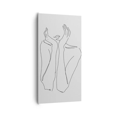 Cuadro sobre lienzo - Impresión de Imagen - Con qué sueñan las mujeres - 65x120 cm