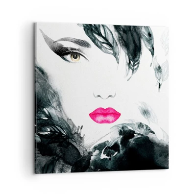 Cuadro sobre lienzo - Impresión de Imagen - ¡Cuidado! Femme fatale - 50x50 cm