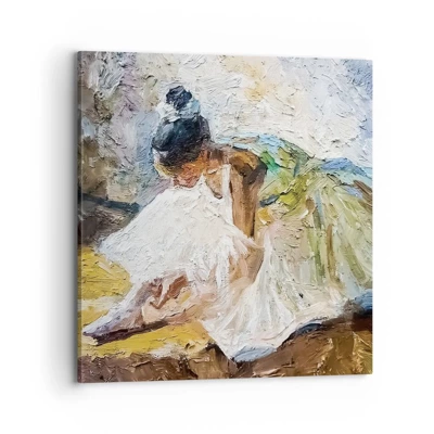 Cuadro sobre lienzo - Impresión de Imagen - De un cuadro de Degas - 70x70 cm