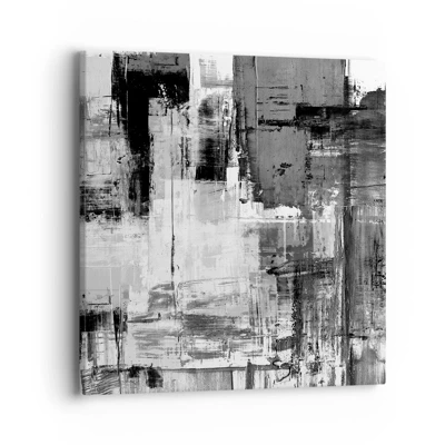Cuadro sobre lienzo - Impresión de Imagen - El gris es hermoso - 40x40 cm