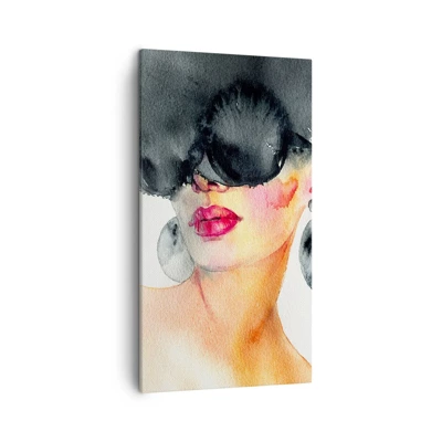 Cuadro sobre lienzo - Impresión de Imagen - El secreto de la elegancia - 45x80 cm