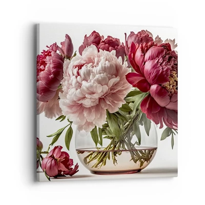 Cuadro sobre lienzo - Impresión de Imagen - En plena floración de la belleza - 40x40 cm