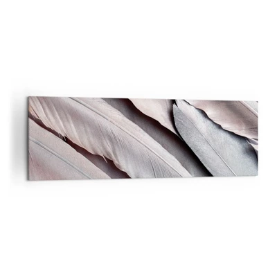 Cuadro sobre lienzo - Impresión de Imagen - En rosa plateado - 160x50 cm