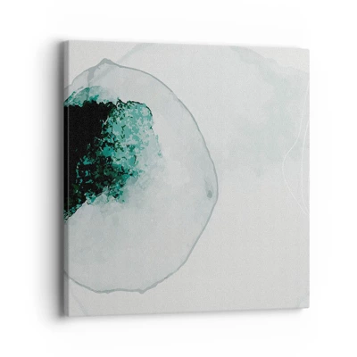 Cuadro sobre lienzo - Impresión de Imagen - En una gota de agua - 40x40 cm