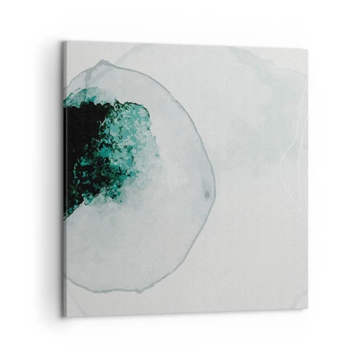 Cuadro sobre lienzo - Impresión de Imagen - En una gota de agua - 50x50 cm