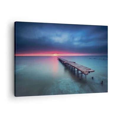Cuadro sobre lienzo - Impresión de Imagen - Entre el cielo y el agua - 70x50 cm