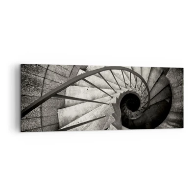 Cuadro sobre lienzo - Impresión de Imagen - Escaleras arriba, escaleras abajo - 140x50 cm