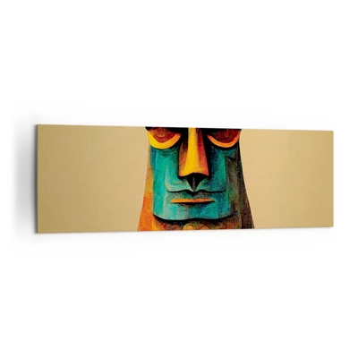 Cuadro sobre lienzo - Impresión de Imagen - Escultural, pero simpática - 160x50 cm