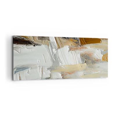 Cuadro sobre lienzo - Impresión de Imagen - Estratificación de colores - 120x50 cm