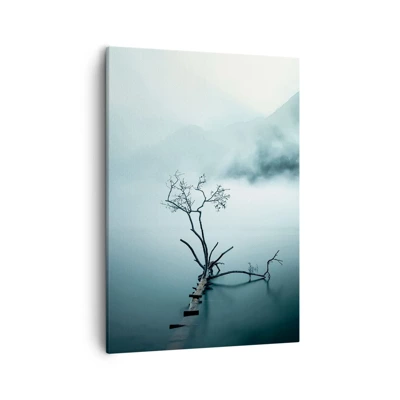Cuadro sobre lienzo - Impresión de Imagen - Fuera del agua y de la niebla - 50x70 cm