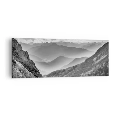 Cuadro sobre lienzo - Impresión de Imagen - Hasta el horizonte - 140x50 cm