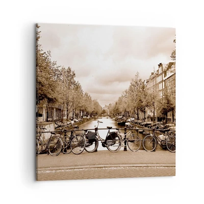 Cuadro sobre lienzo - Impresión de Imagen - Holanda solo hay una - 50x50 cm
