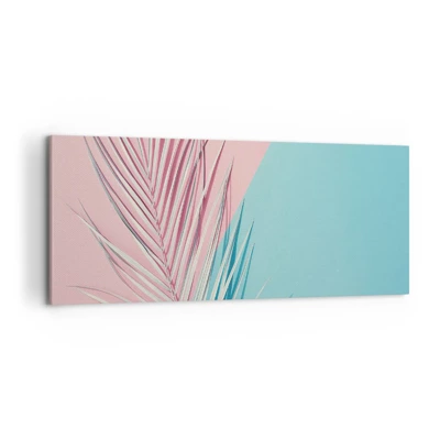 Cuadro sobre lienzo - Impresión de Imagen - Impresión tropical - 120x50 cm