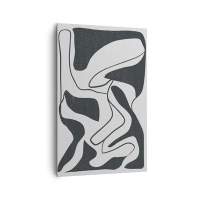 Cuadro sobre lienzo - Impresión de Imagen - Juego abstracto en un laberinto - 80x120 cm