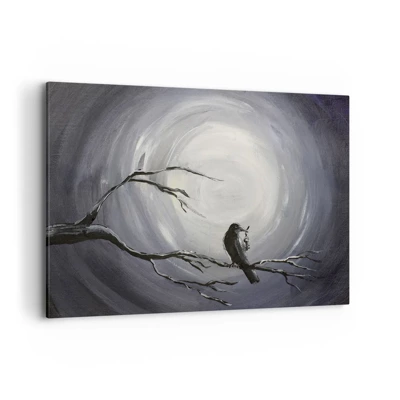 Cuadro sobre lienzo - Impresión de Imagen - La clave del misterio de la noche - 100x70 cm