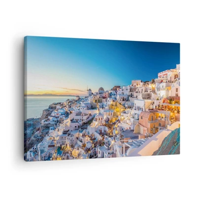 Cuadro sobre lienzo - Impresión de Imagen - La esencia de lo griego - 70x50 cm