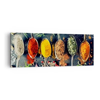 Cuadro sobre lienzo - Impresión de Imagen - Magia culinaria - 140x50 cm