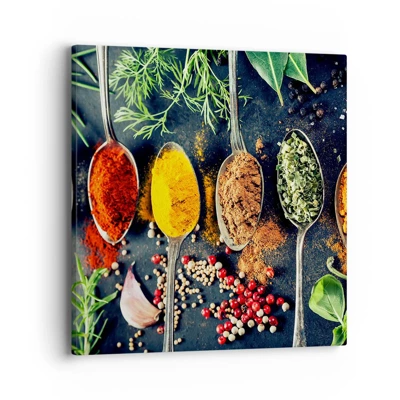 Cuadro sobre lienzo - Impresión de Imagen - Magia culinaria - 40x40 cm