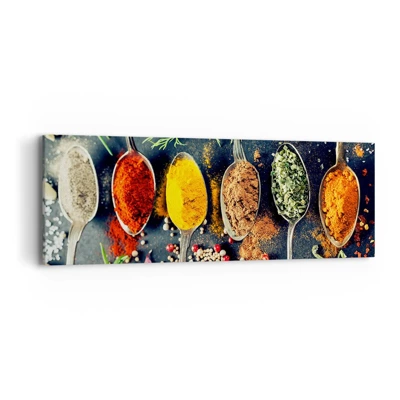 Cuadro sobre lienzo - Impresión de Imagen - Magia culinaria - 90x30 cm