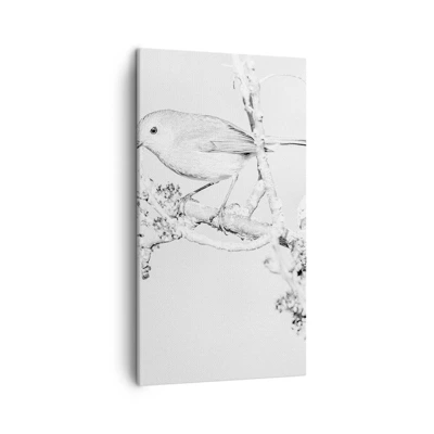 Cuadro sobre lienzo - Impresión de Imagen - Mañana de invierno - 45x80 cm