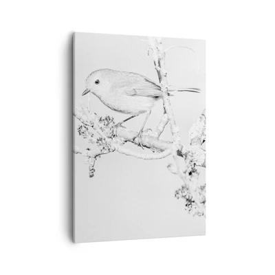 Cuadro sobre lienzo - Impresión de Imagen - Mañana de invierno - 50x70 cm