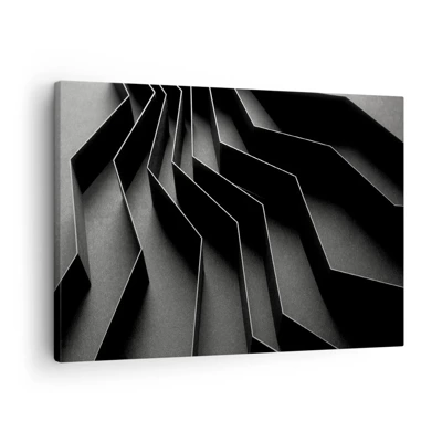 Cuadro sobre lienzo - Impresión de Imagen - Orden espacial - 70x50 cm