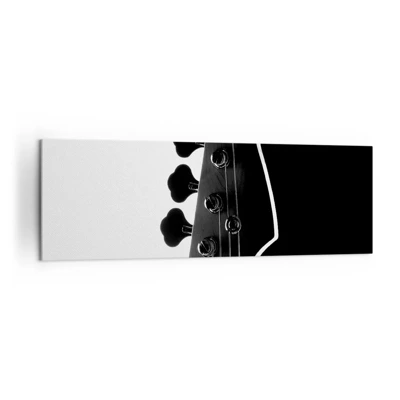 Cuadro sobre lienzo - Impresión de Imagen - Silencio musical  - 160x50 cm
