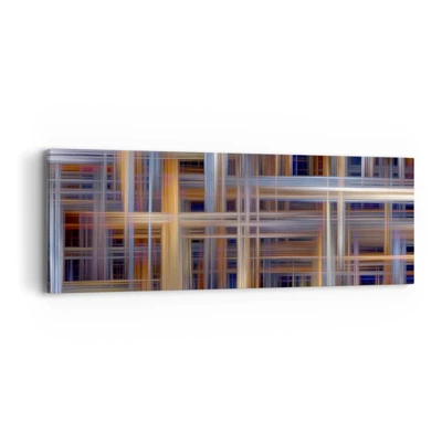 Cuadro sobre lienzo - Impresión de Imagen - Tejido de luz - 90x30 cm