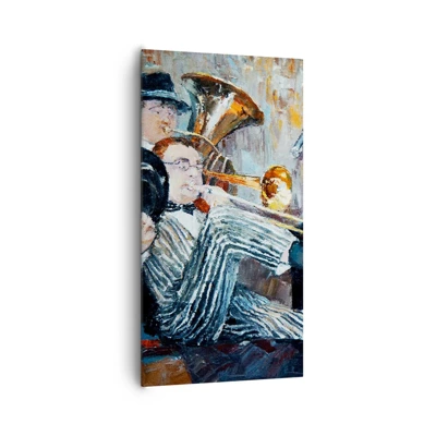 Cuadro sobre lienzo - Impresión de Imagen - Todo ese jazz - 65x120 cm